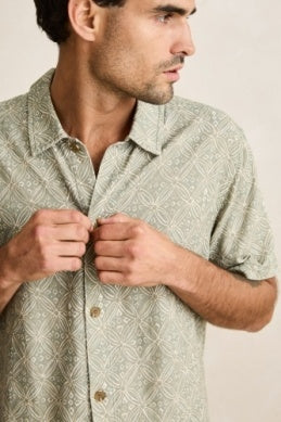Java Short Sleeve Shirt in Olive
