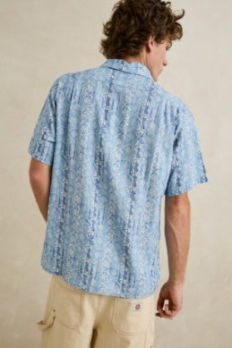 Bayu Short Sleeve Shirt in Blue