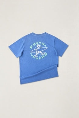 Jaunt Vintage Short Sleeve Shirt in Cobalt