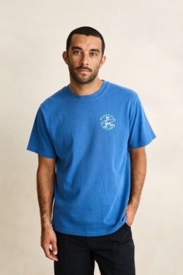 Jaunt Vintage Short Sleeve Shirt in Cobalt