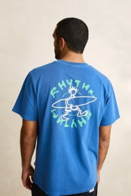 Jaunt Vintage Short Sleeve Shirt in Cobalt