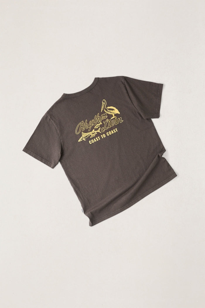 C2C Vintage Short Sleeve T-shirt in Vintage Black