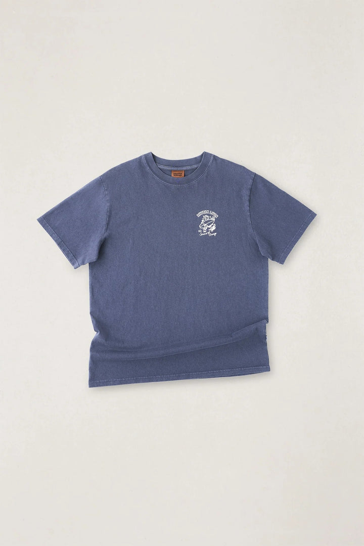 Peace Sun Vintage SS T-Shirt in Navy