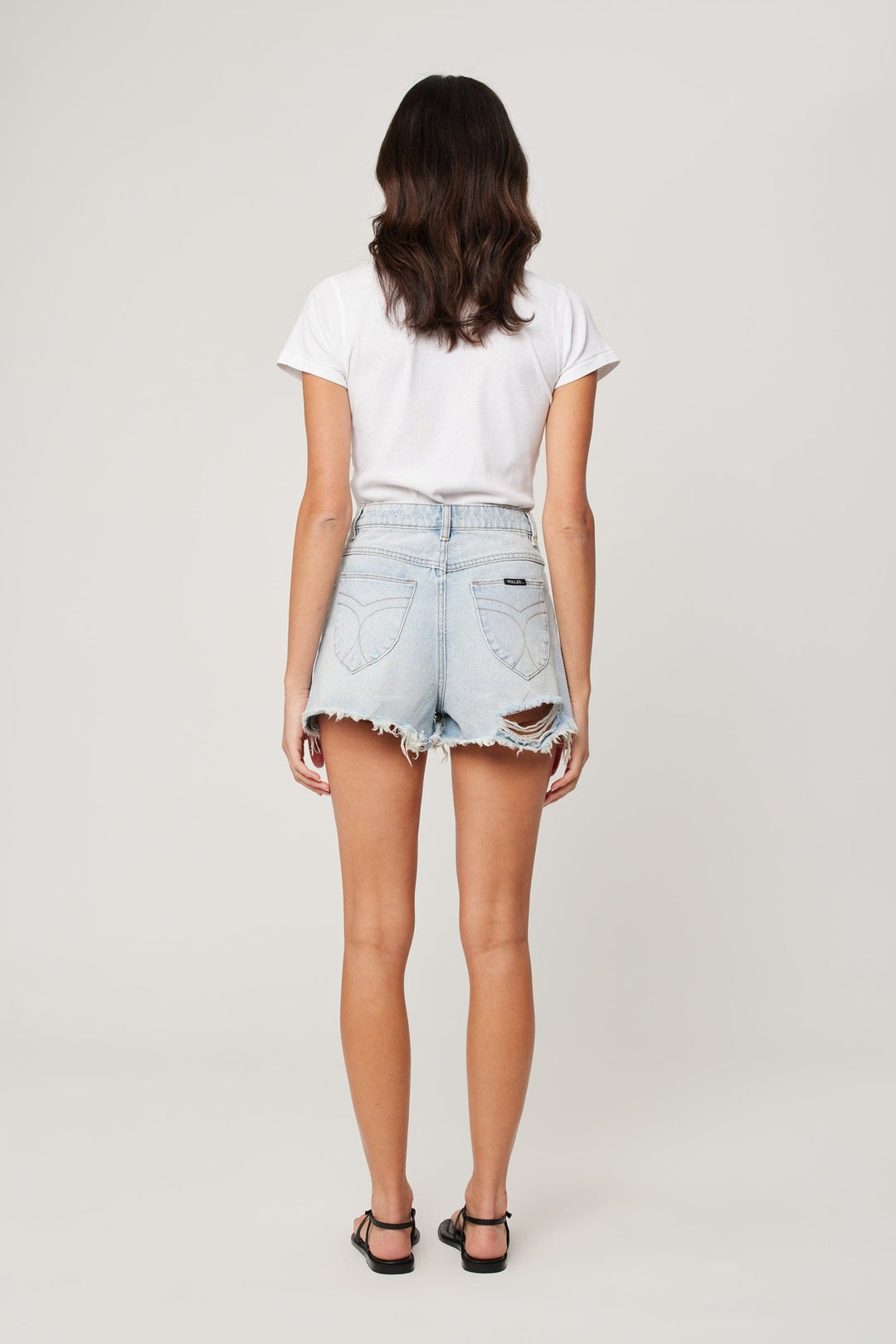 Dusters Short in Layla Bleach