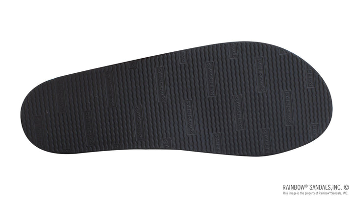 Single Layer Premier Leather with Arch Support and a 1/2" Narrow Strap in Black