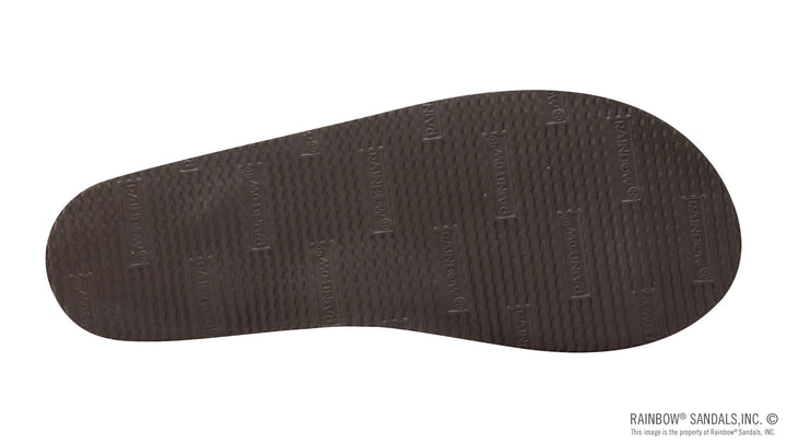 Flirty Braidy - Single Layer 1/2" Narrow Strap with Braid in Dark Brown