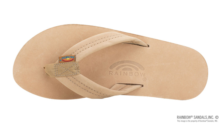 Mens Double Layer Premier Leather with Arch Support in Sierra Brown
