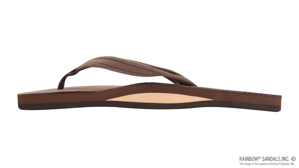 Single Layer Premier Leather with Arch Support and a 1/2" Narrow Strap in eXpresso
