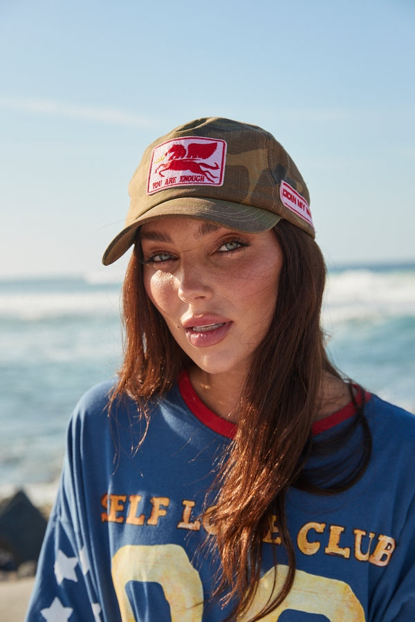 Tou Are Enough Cap in Camo