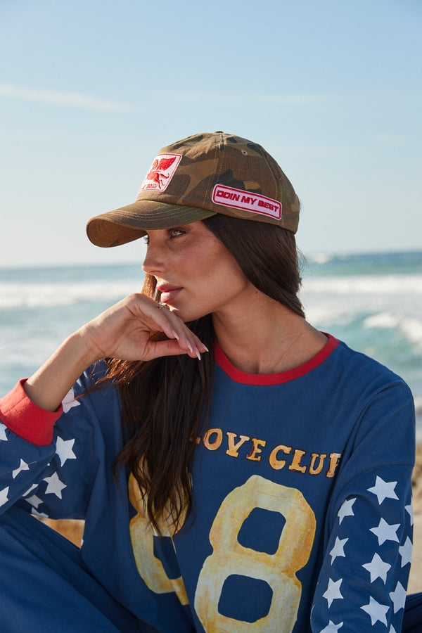 Tou Are Enough Cap in Camo
