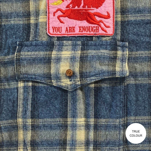 The Hoprse Power Flannel Shirt in Blue