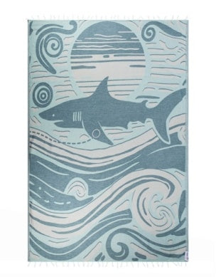 Voyage Shark Towel in Large
