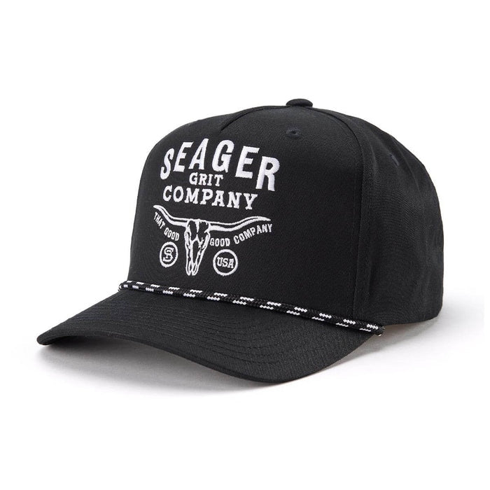 Longhorn Snapback in Black