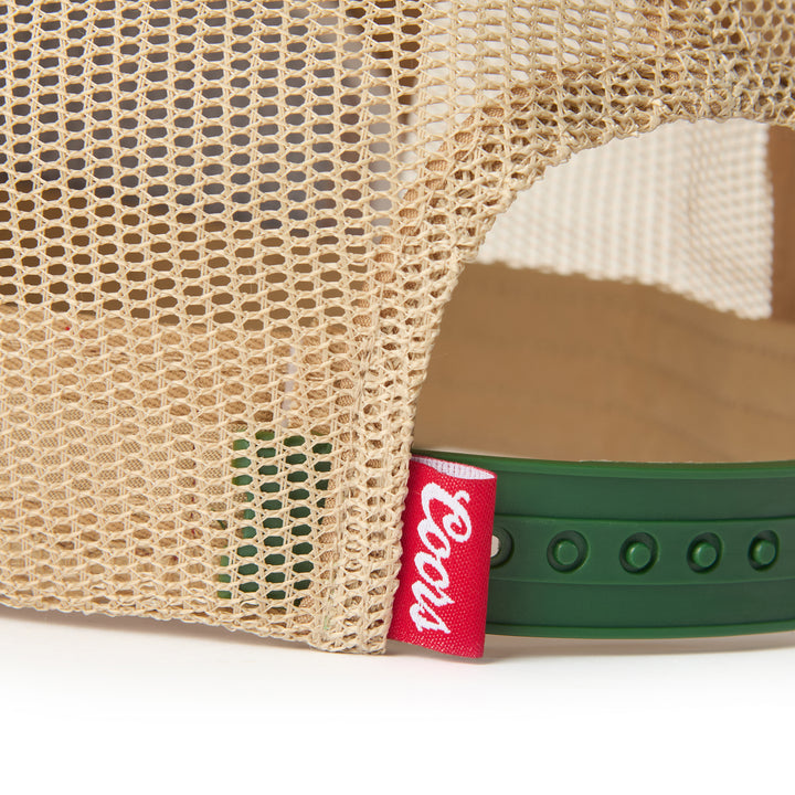 Seager X Coors Banquet Helo Trucker in Green