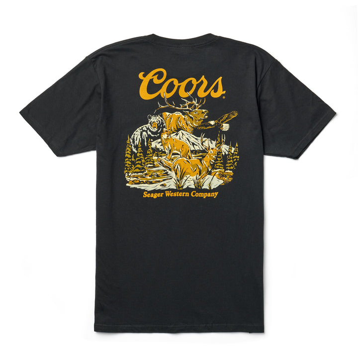 Seager X Coors Banquet Preserve Tee in Black