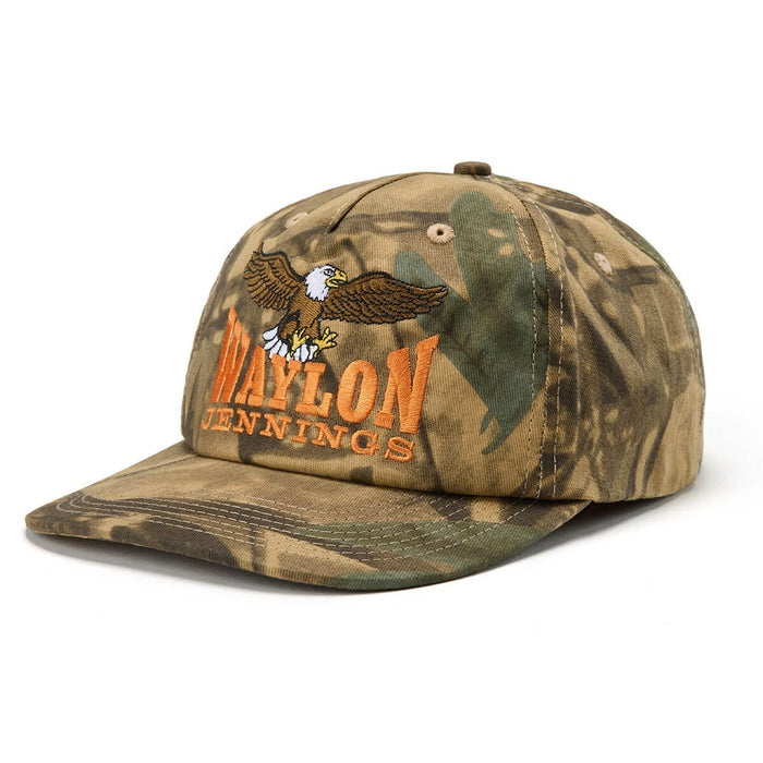 Seager X Waylon Jennings the Eagle Snapback Camo