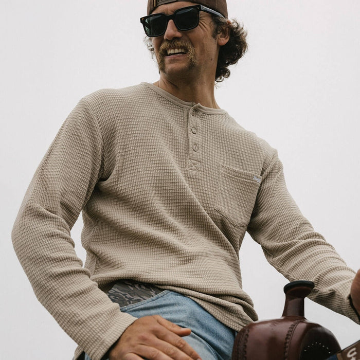 Sawpit Henley LS Thermal in Stone