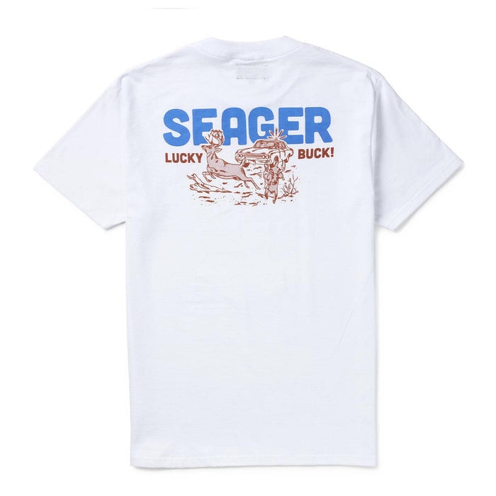 Lucky Buck Tee in White