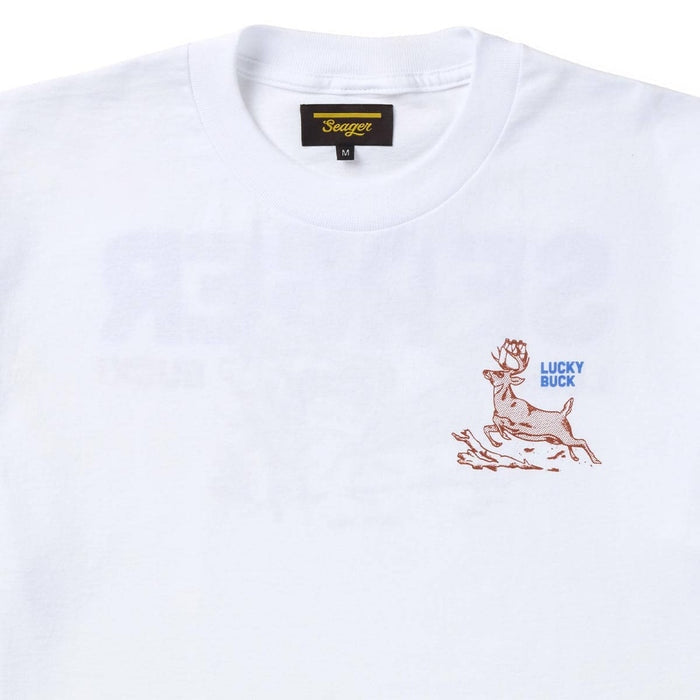 Lucky Buck Tee in White