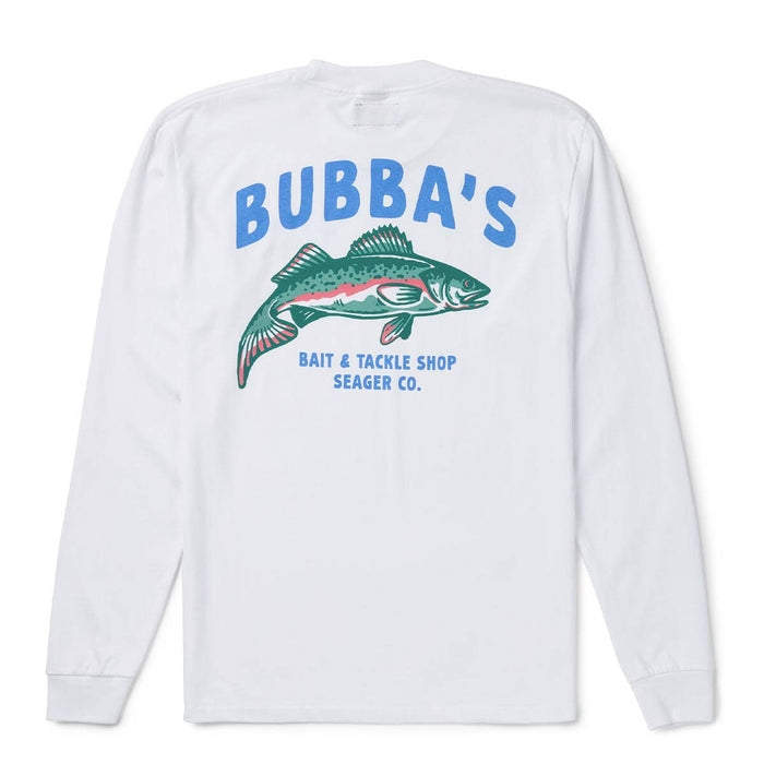 Bubba's L/S Tee in White