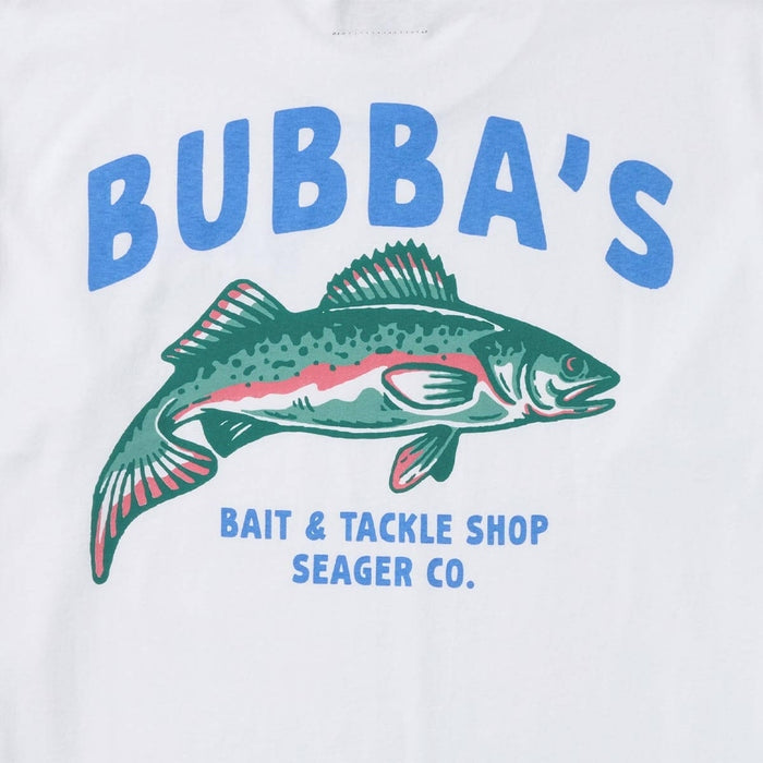 Bubba's L/S Tee in White