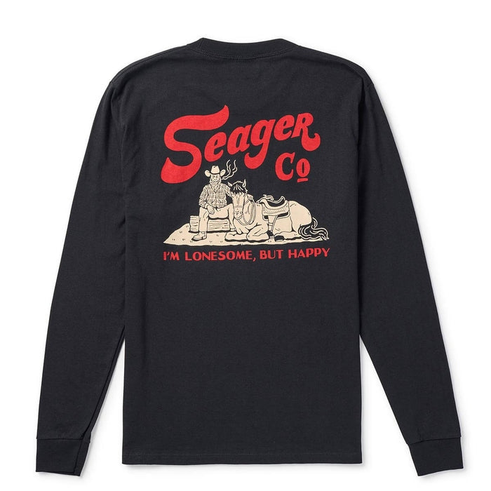 Lonesome L/S Tee in Black