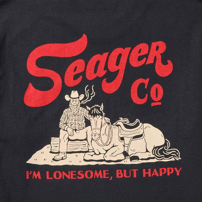 Lonesome L/S Tee in Black