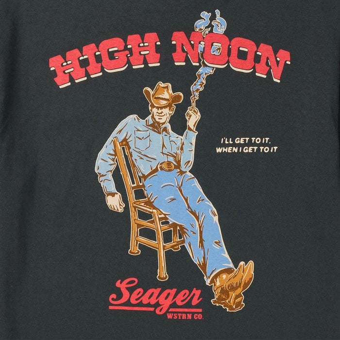 High Noon Tee in Vintage Black