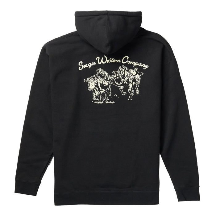 Los Rios Mid-weight Hoodie in Black