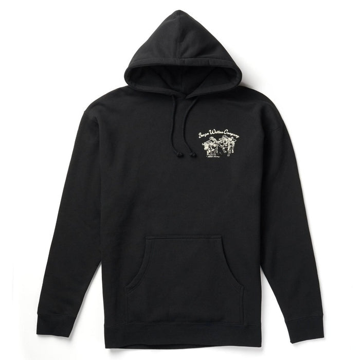 Los Rios Mid-weight Hoodie in Black