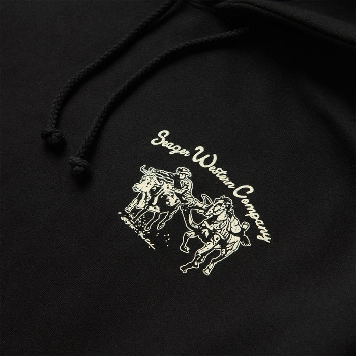 Los Rios Mid-weight Hoodie in Black