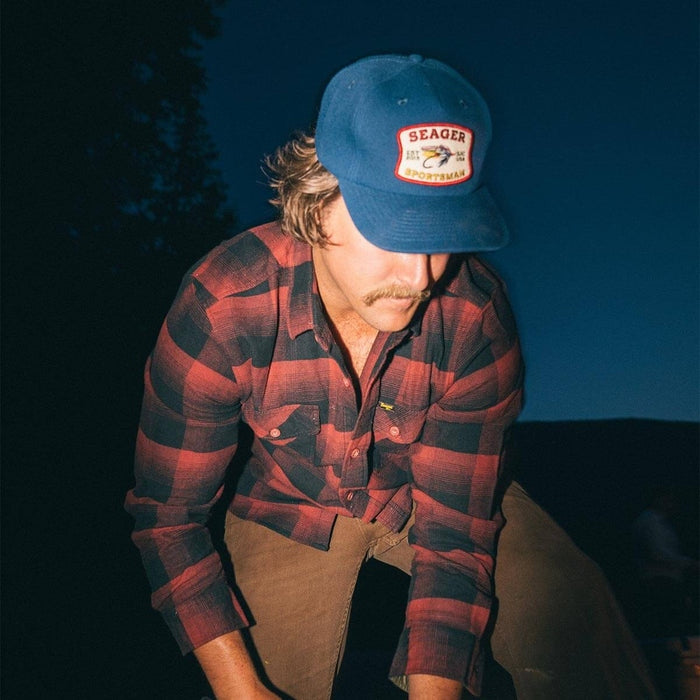 Seager Sportman Snapback in Navy