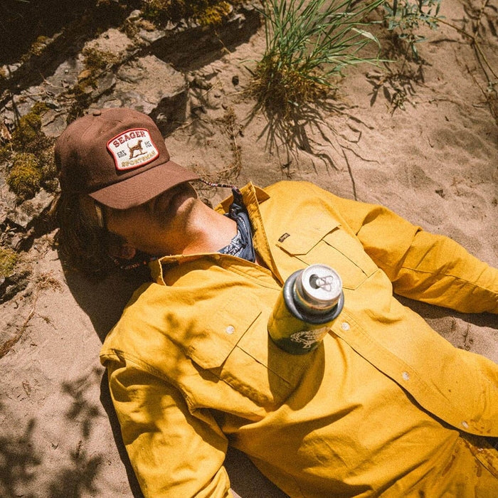 Seager Sportsman Snapback in Brown