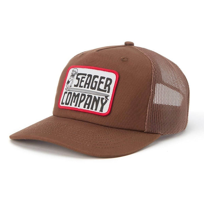 Pocket Creep Trucker Snapback in Brown