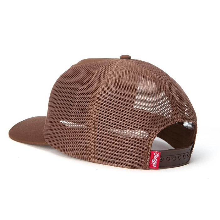 Pocket Creep Trucker Snapback in Brown