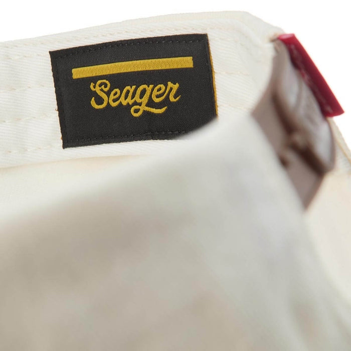 Rodeo Snapback in Cream/Brown