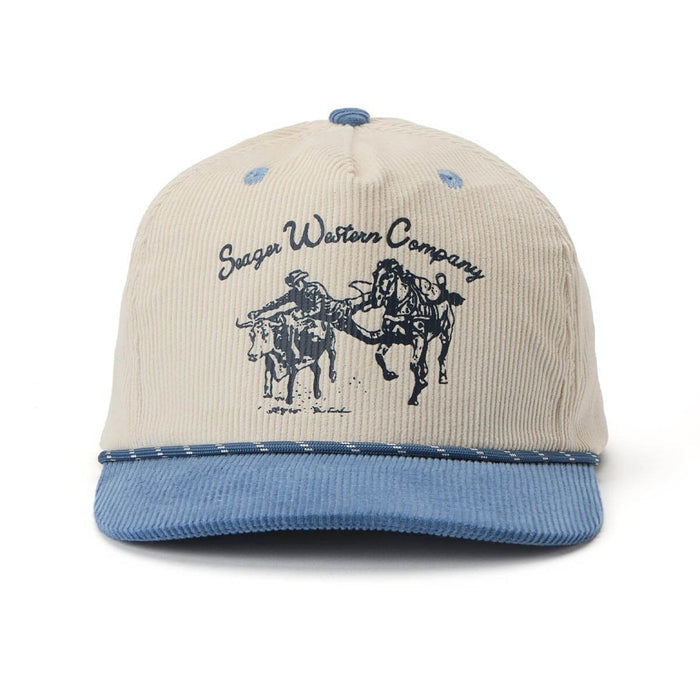 Los Rios Corduroy Snapback in Blue