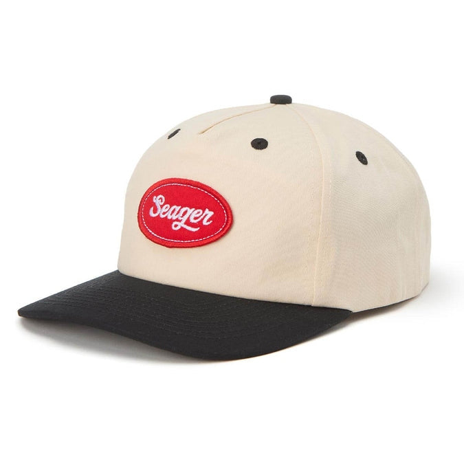 SGR USA Snapback in Cream/Black