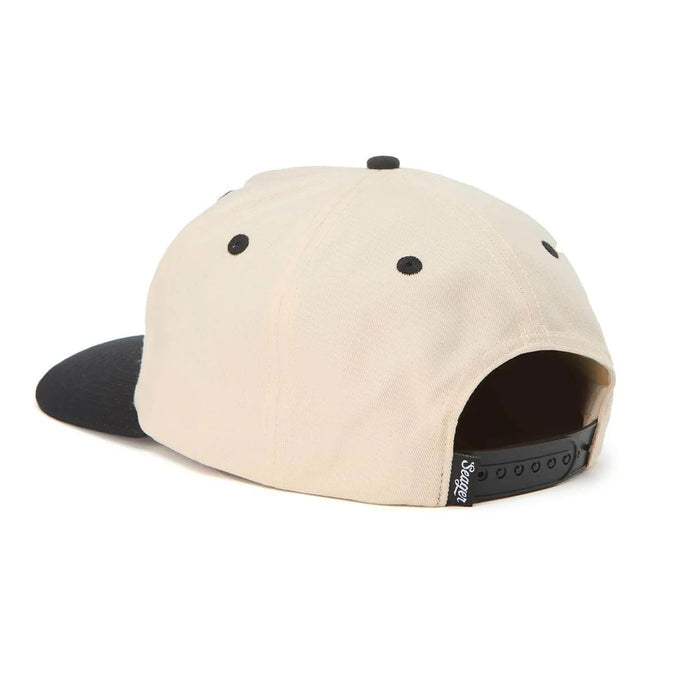 SGR USA Snapback in Cream/Black