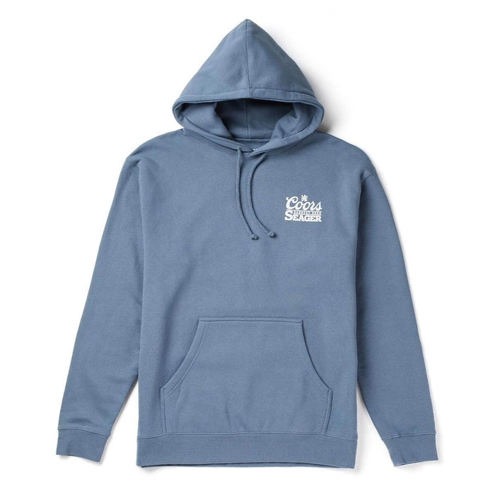 Seager X Coors Banquet Bumper Fleece in Steel Blue