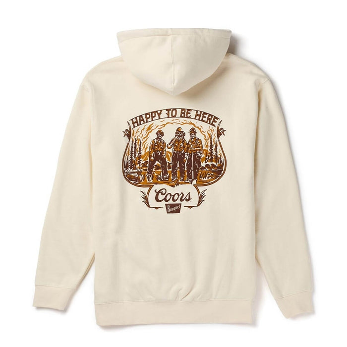 Seager X Coors Banquet Hotshots Fleece in Bone