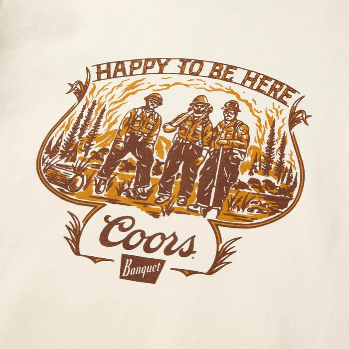 Seager X Coors Banquet Hotshots Fleece in Bone