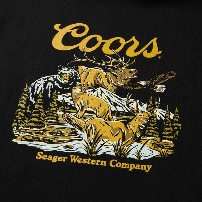 Seager X Coors Banquet Preserve Fleece in Black