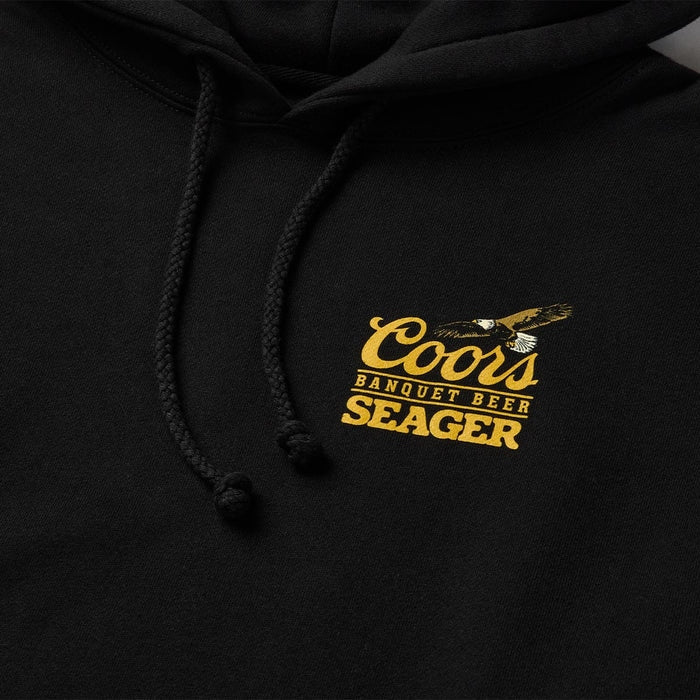 Seager X Coors Banquet Preserve Fleece in Black