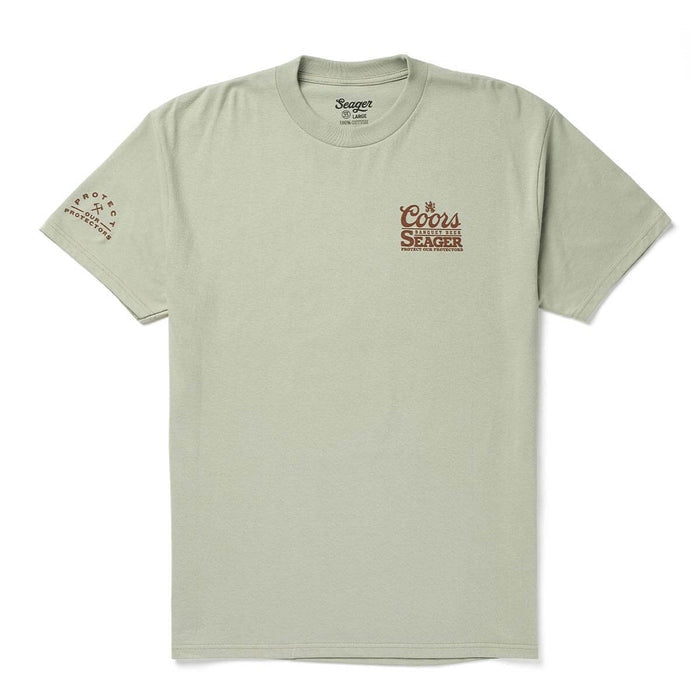Seager X Coors Banquet Hotshots Tee in Desert Green