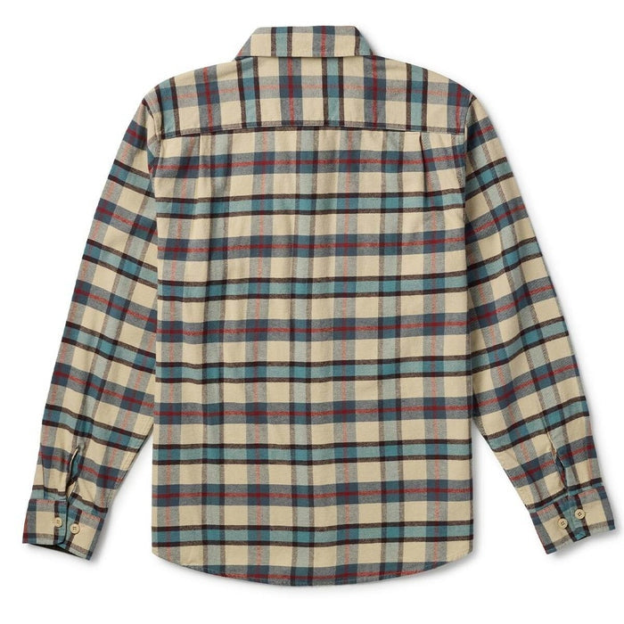 Calico Flannel in Cream Plaid
