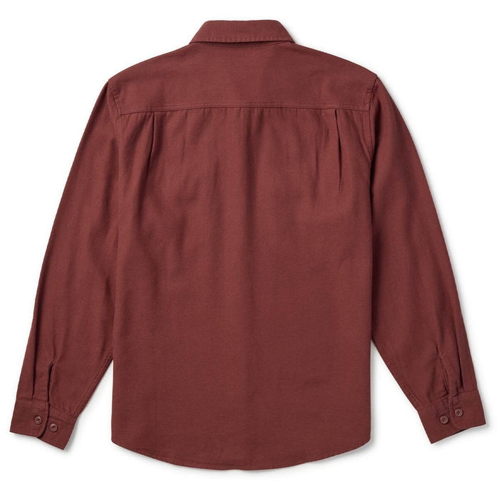 Calico Flannel in Solid Red Rock