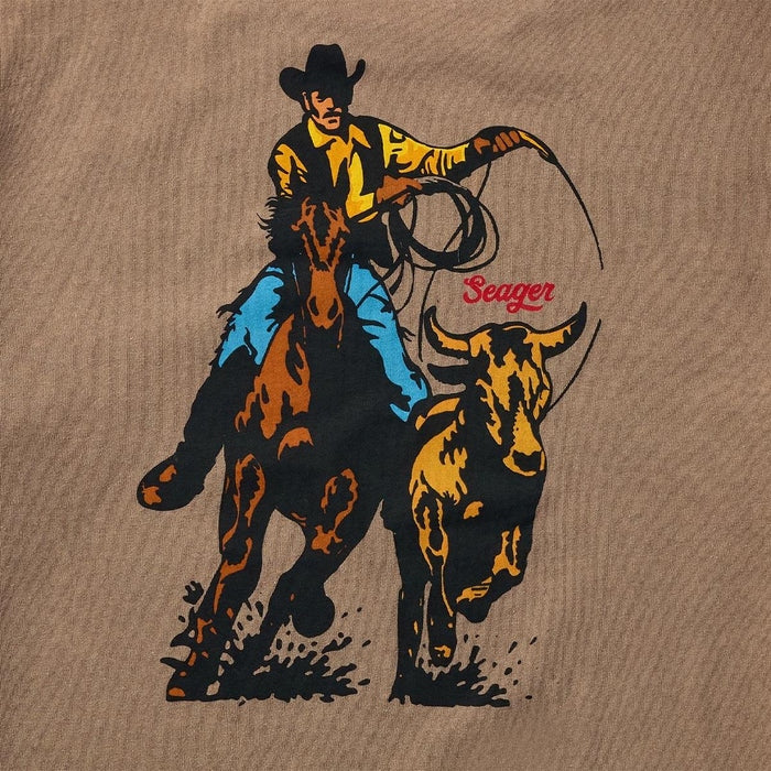 Rodeo Series Tee in Pigment Brown