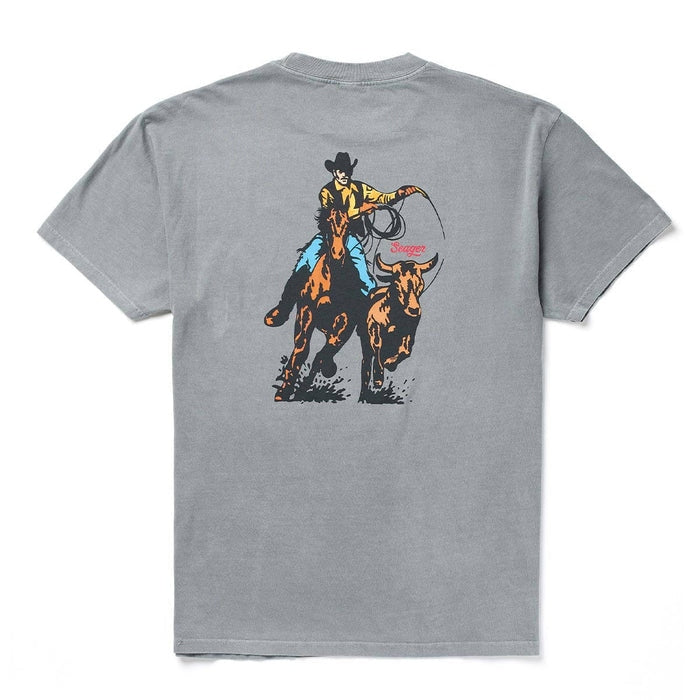 Rodeo Series Tee in Pigment Grey