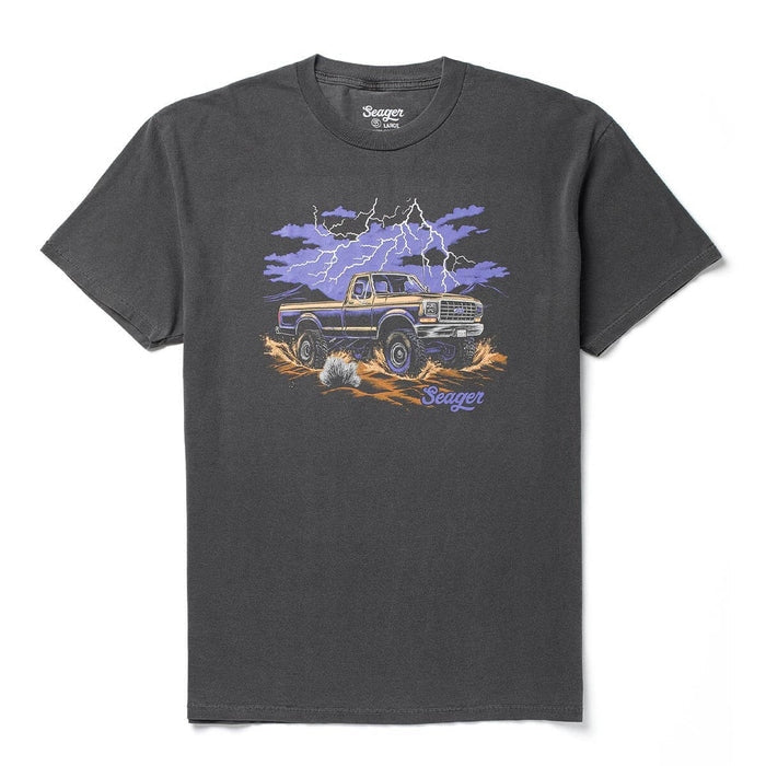 Premium Mud Romp Tee in Pigment Black
